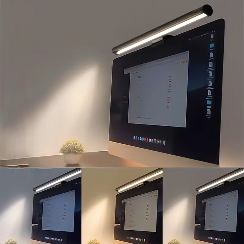 Desk Setup Gaming And Work - Lampada da scrivania sospesa con luce