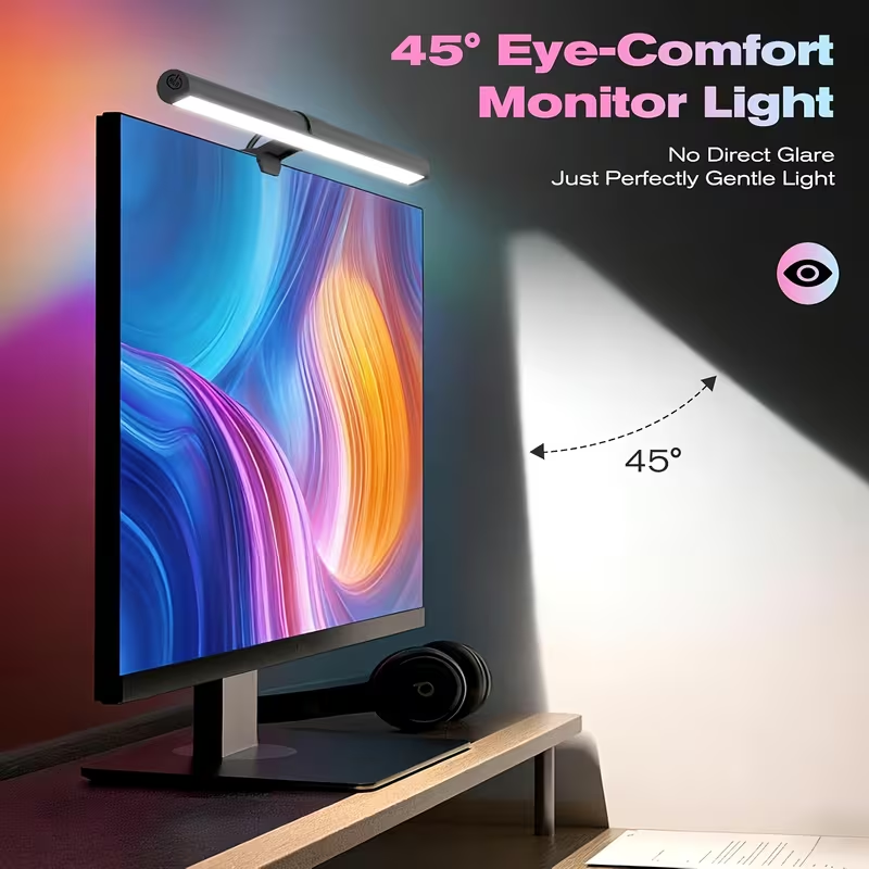Desk Setup Lighting - Barra Luminosa LED per Monitor Alimentata