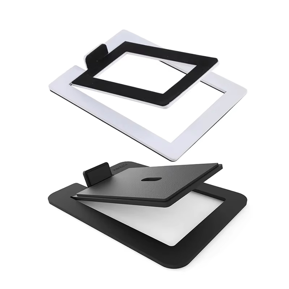 Desk Setup White - Xnyocn Supporto per altoparlante da tavolo