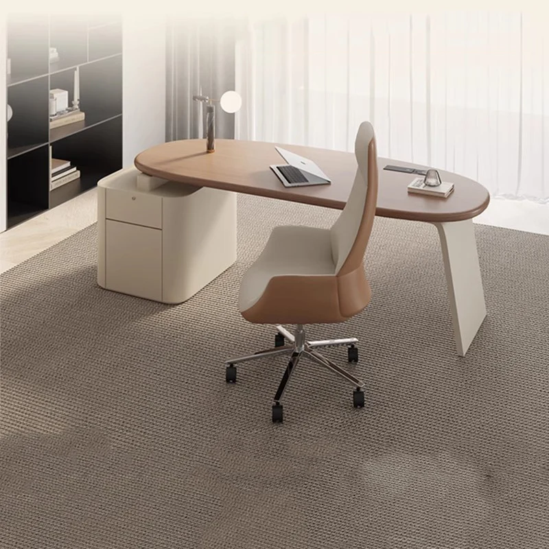 L Shaped Desk Setup - Camera da letto Tavolo per notebook