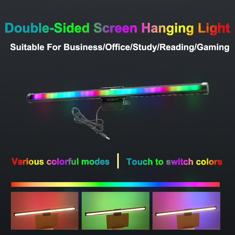 Desk Setup Gaming And Work - Luce per monitor a LED sospesa