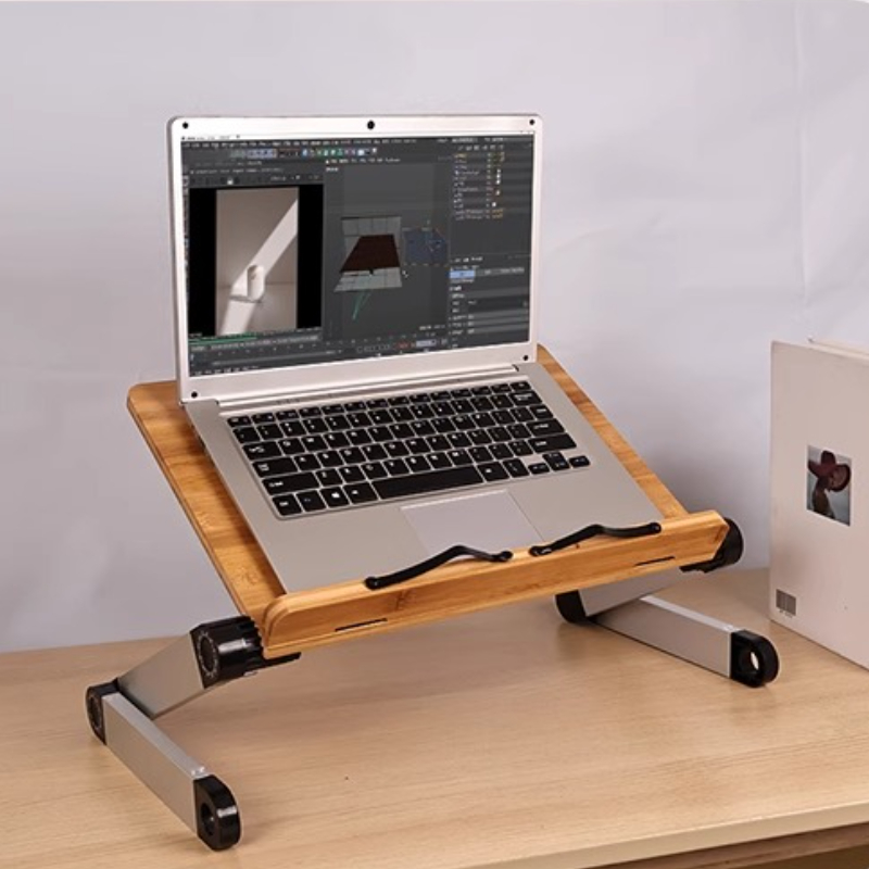 Desk Setup With Ipad - Scrivania da letto regolabile in bambù
