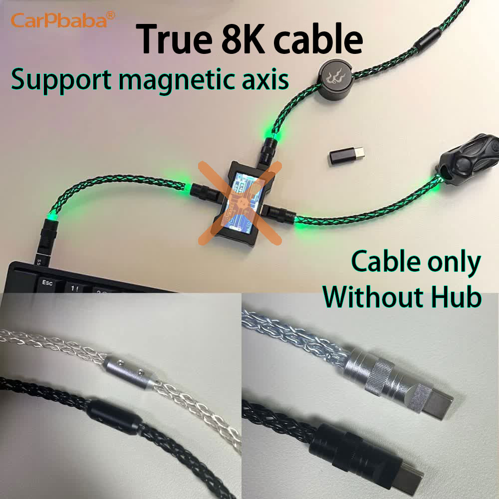Gaming Setup Desk - Hub USB K4HM6 8K Gaming Line