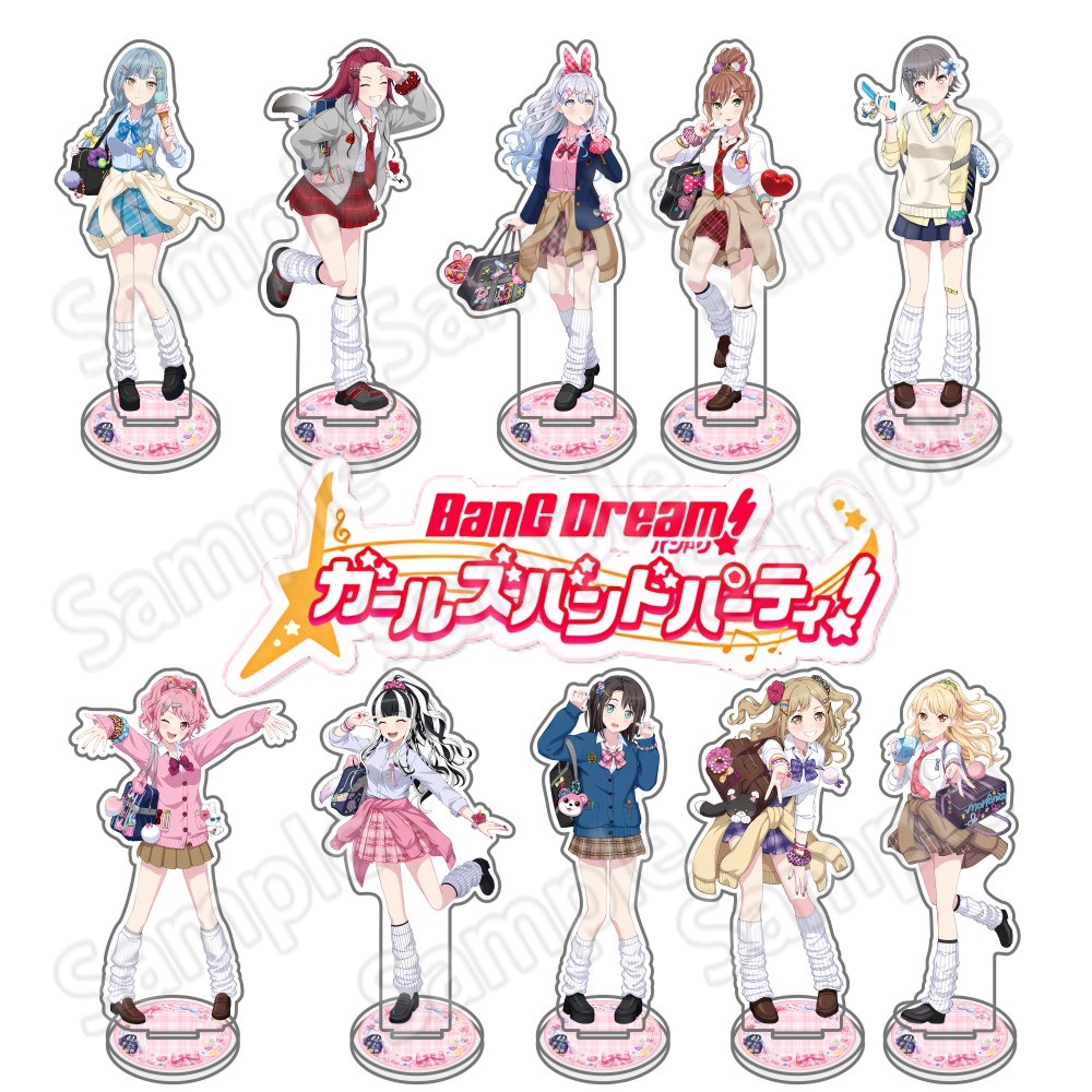Desk Setup White - HOT BanG Dream! Statuetta in Acrilico