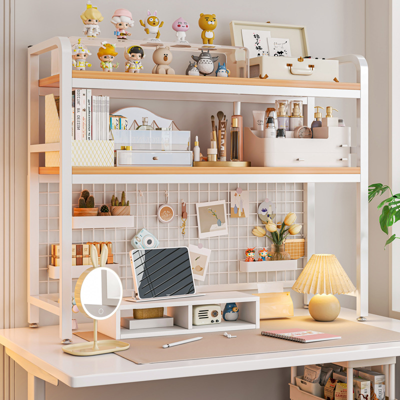 Desk Setup Study - Scaffale per libri Libreria con griglia