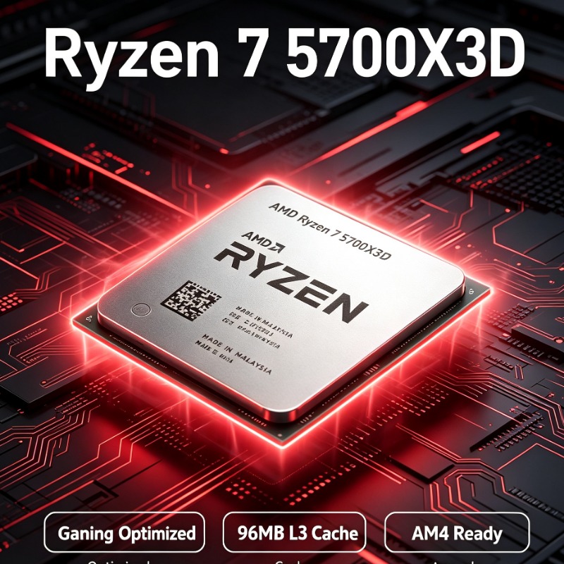 Amd Cpu Ryzen 7 - Processore Desktop Ryzen 7 5700X3D Bulk