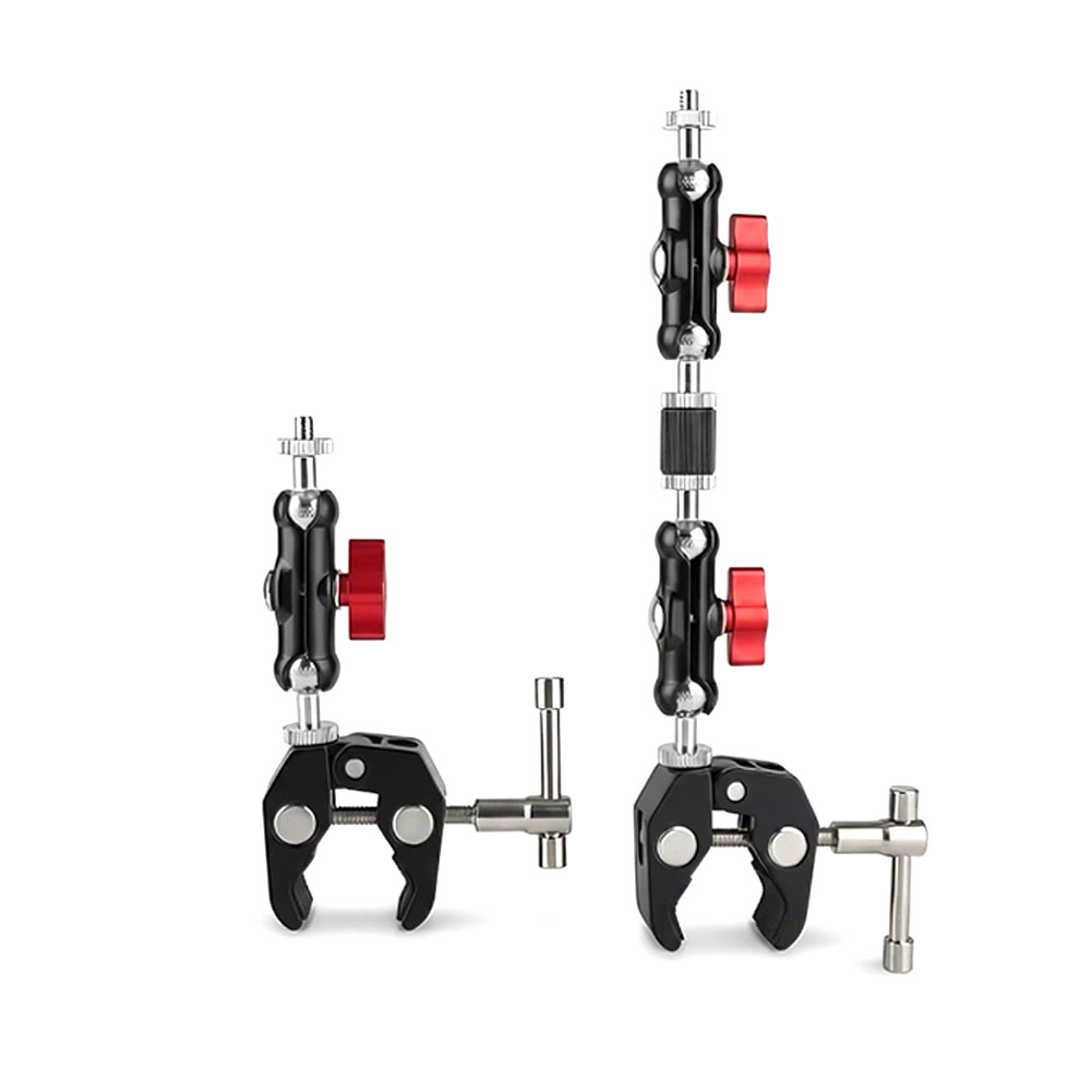 Monitor Arm Clamp - Morsetto Super Clamp in Metallo 1/4