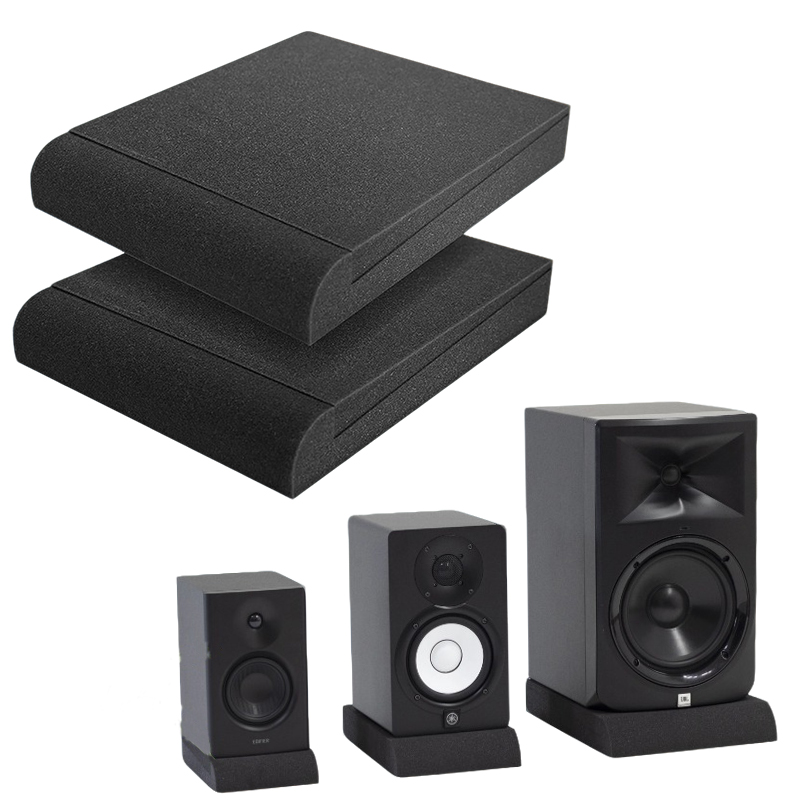 Desk Setup Speakers - Tappetini Isolanti Acustici Antiurto per Studio,