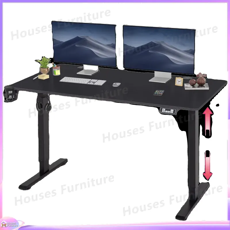 L Shaped Desk Setup - Scrivania da Gaming Grande con Luci