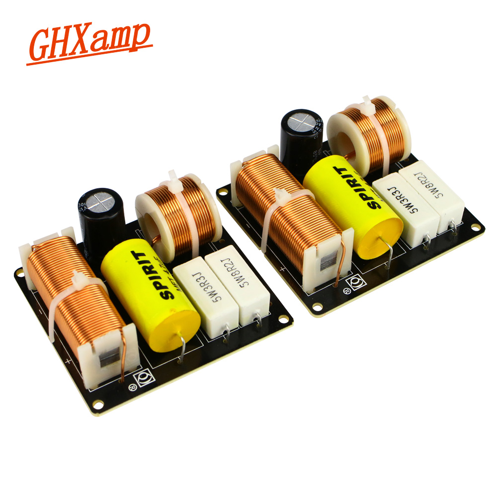 Desk Setup Speakers - GHXAMP 80W Crossover Audio a 2