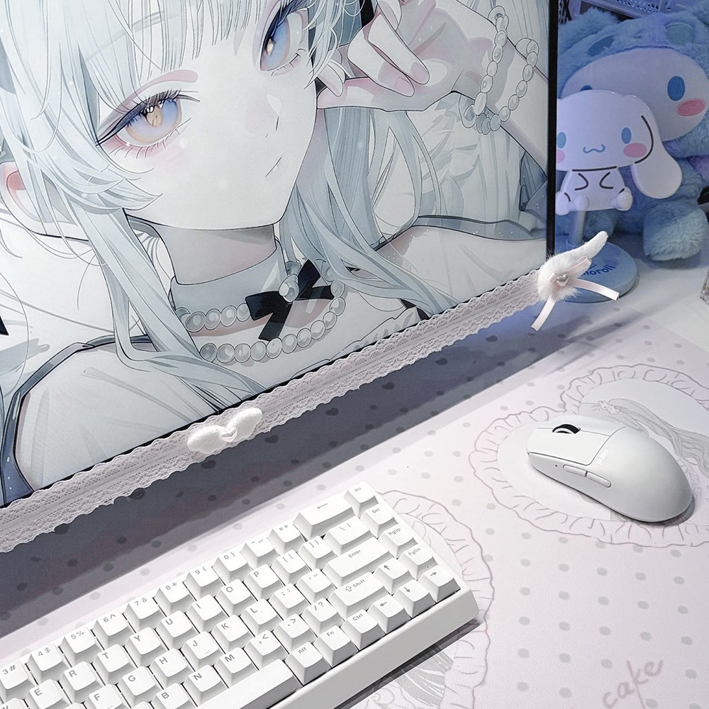 Nuovo Decorazione Schermo in P - Desk Setup White recensione e prezzo
