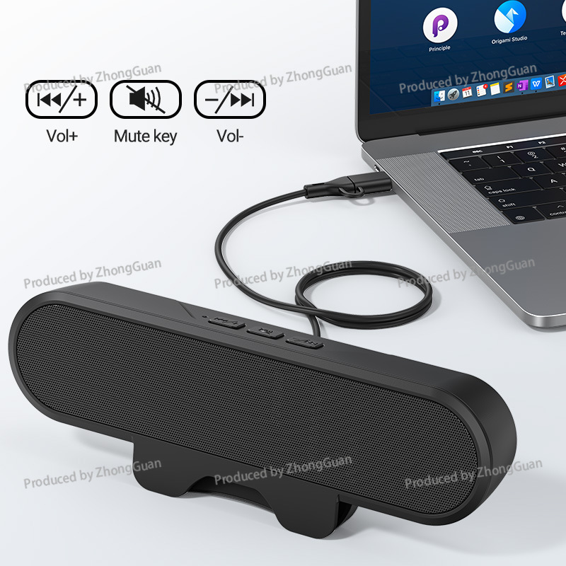 Mz-630 Soundbar Clip-On per PC - Desk Setup With Speakers recensione e prezzo