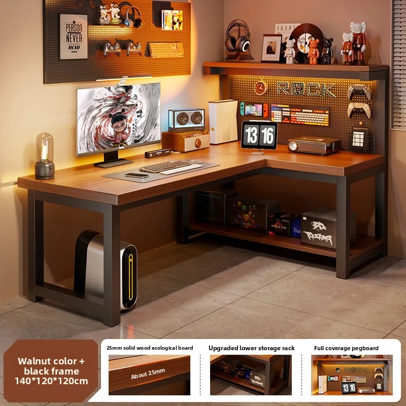Scrivania angolare moderna a L - L Shaped Desk Setup recensione e prezzo