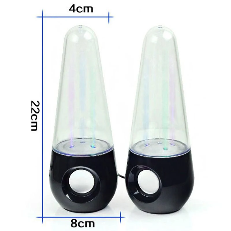 2 pezzi luci a LED danza acqua - Desk Setup Speakers recensione e prezzo