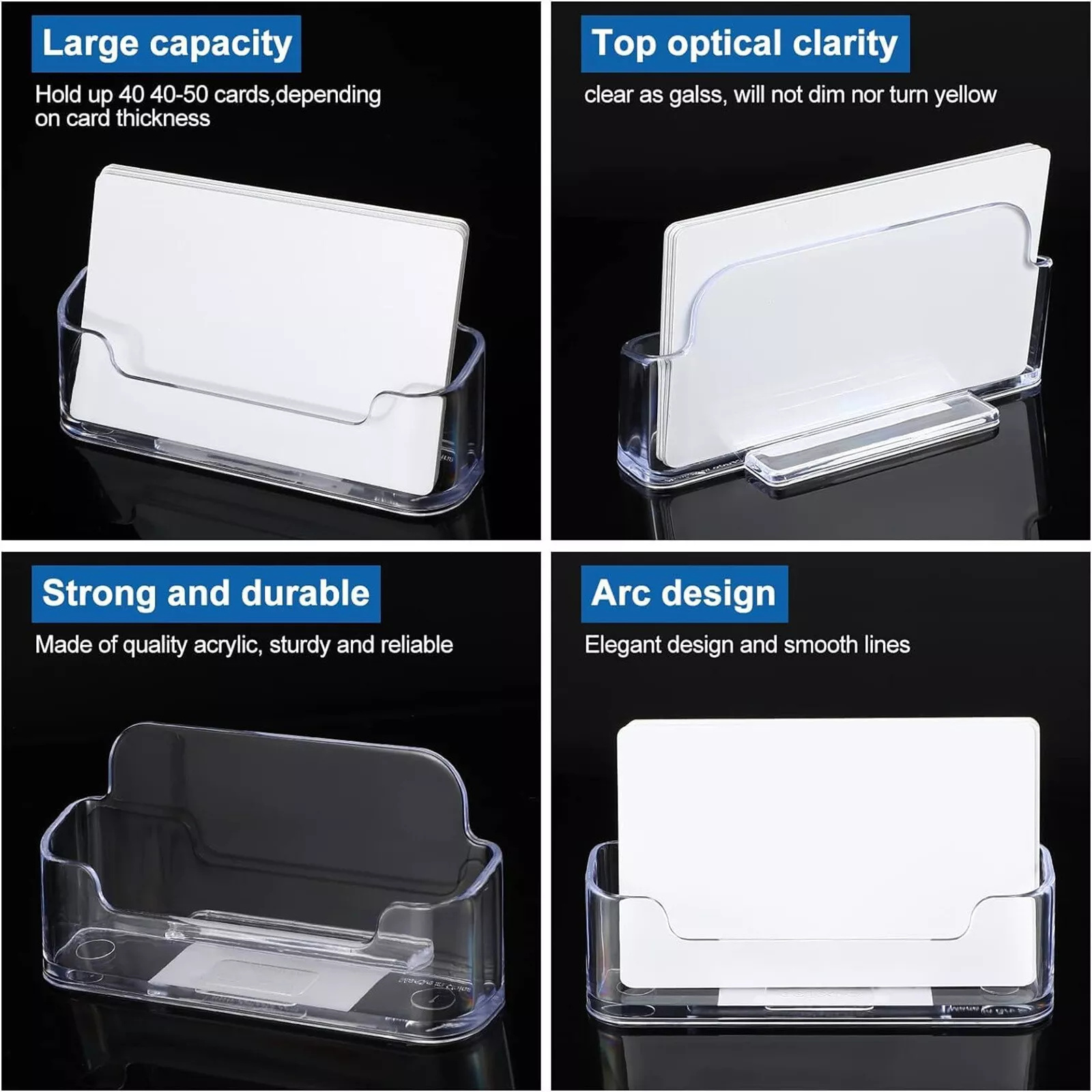 Porta biglietti da visita in a - Desk Setup Essentials recensione e prezzo