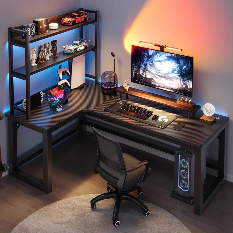 Scrivania per computer Tavolo  - L Shaped Desk Setup recensione e prezzo
