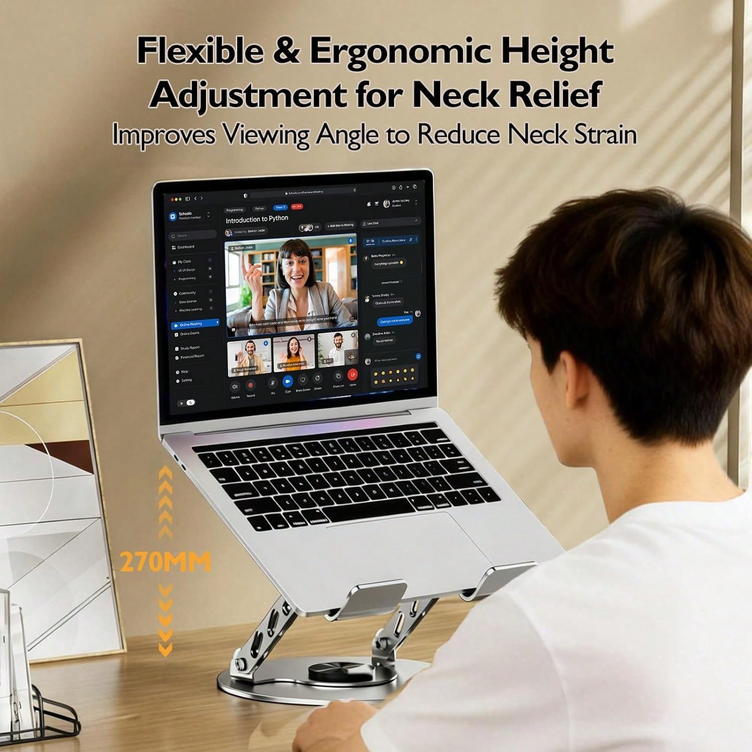 360 °   Supporto Girevole per  - Desk Setup Macbook recensione e prezzo