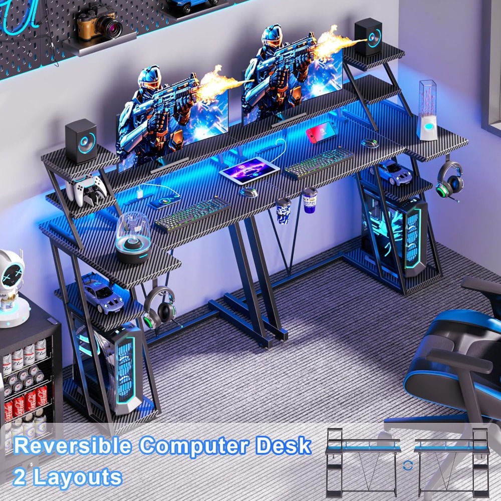 Scrivania da gioco premium da  - Gaming Setup Desk recensione e prezzo