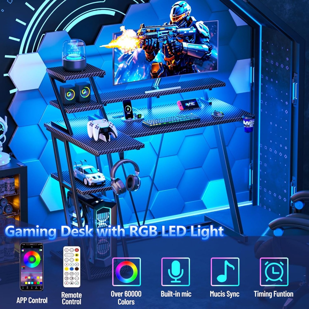 Scrivania da gioco premium da  - Gaming Setup Desk recensione e prezzo
