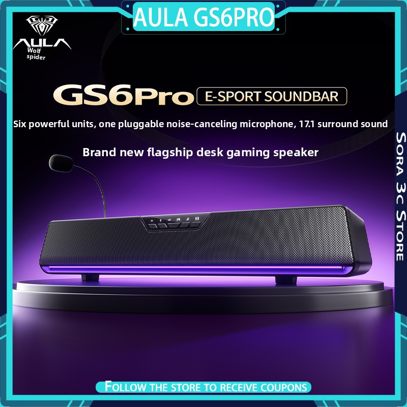 AULA GS6Pro Altoparlante Espor - Desk Setup With Speakers recensione e prezzo