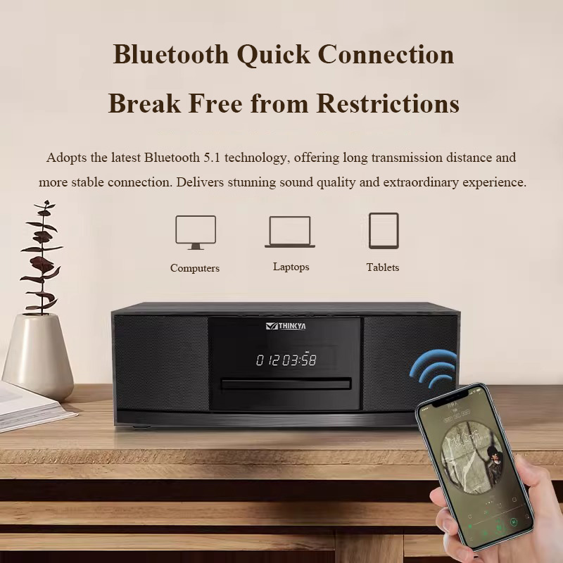 Lettore CD desktop HIFI all-in - Desk Setup Speakers recensione e prezzo