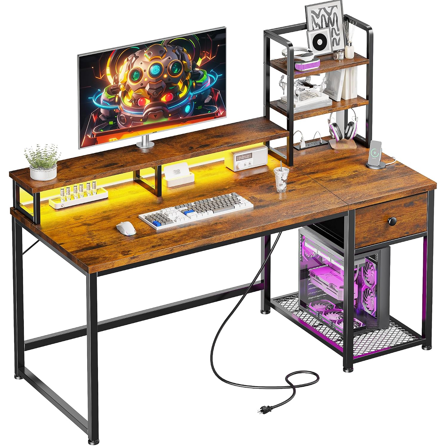 Piccola scrivania per computer - Desk Setup In Small Bedroom recensione e prezzo