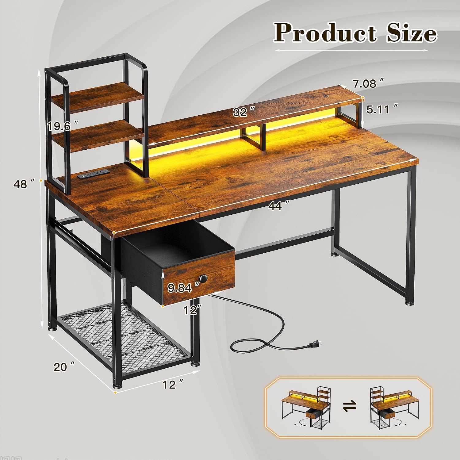 Piccola scrivania per computer - Desk Setup In Small Bedroom recensione e prezzo