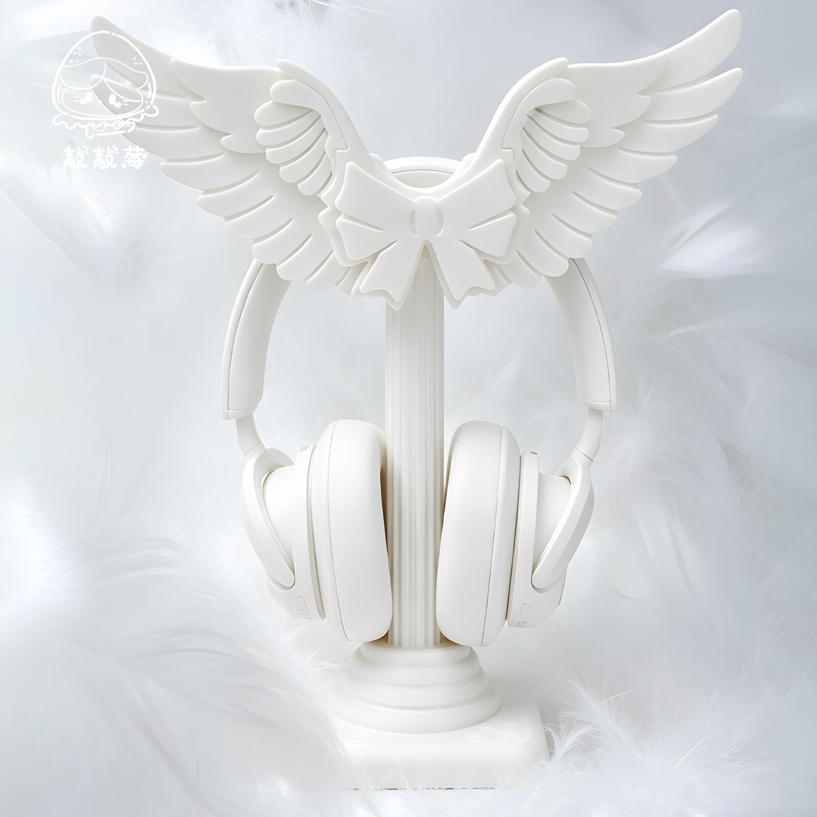Porta Cuffie a Forma di Ali d' - Desk Setup White recensione e prezzo