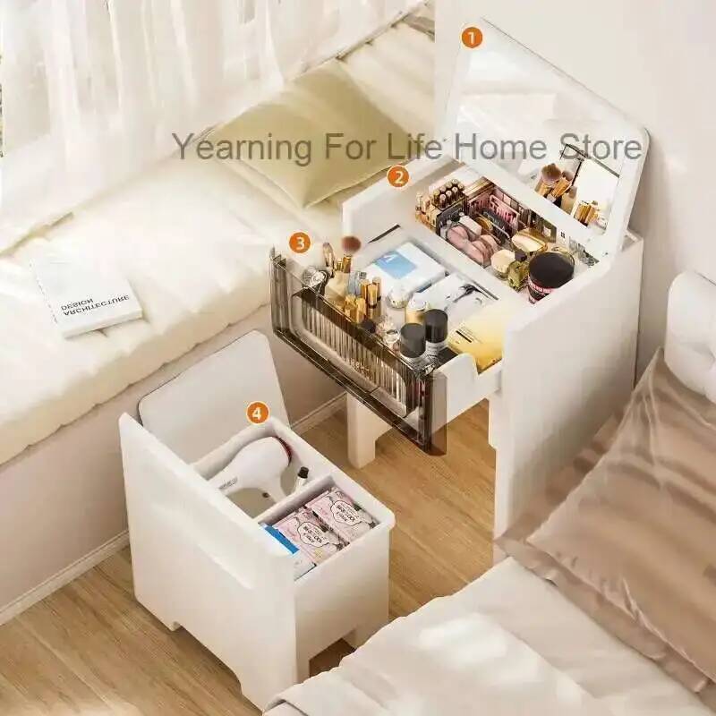 Toeletta con specchio e casset - Desk Setup In Small Bedroom recensione e prezzo