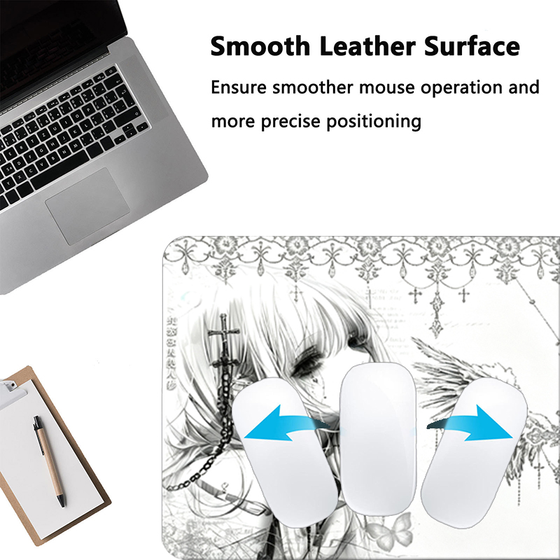 Tappetino per mouse in pelle,  - Desk Setup White recensione e prezzo